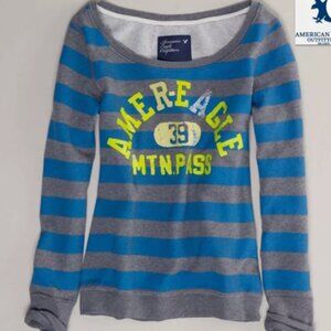 American Eagle - AmerEagle 39 Mtn Pass Boatneck Sweatshirt Vintage Vibes | Small